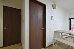 専有部のドア。（301号室）(2022-12-01,専有部,ROOM,3F)