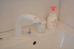 洗面台はシャワー水栓付きです。(2020-01-09,共用部,WASHSTAND,1F)