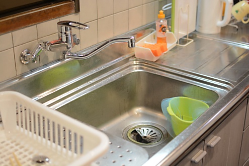 シンクの様子。(2016-01-25,共用部,KITCHEN,2F)