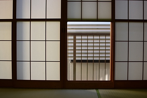 障子戸の様子。（203号室）(2016-01-25,専有部,ROOM,2F)