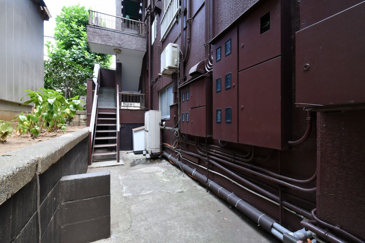 駐輪場の様子。(2018-07-24,共用部,GARAGE,1F)