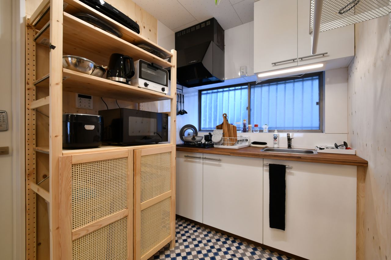 キッチンの様子。(2022-01-07,共用部,KITCHEN,1F)