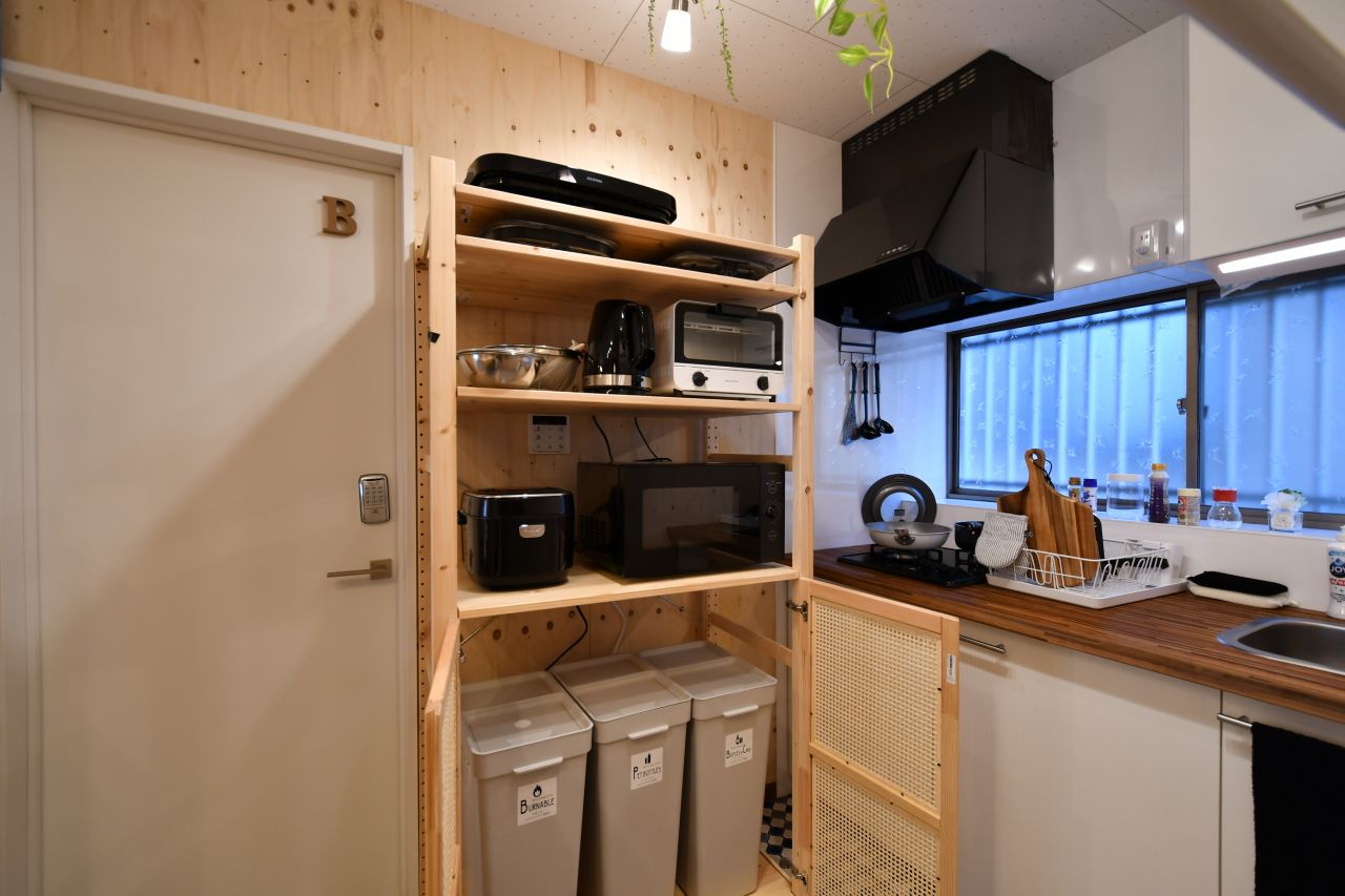 キッチン家電の様子。(2022-01-07,共用部,KITCHEN,1F)