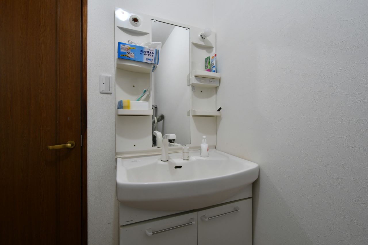 洗面台の様子。(2021-06-23,共用部,WASHSTAND,2F)