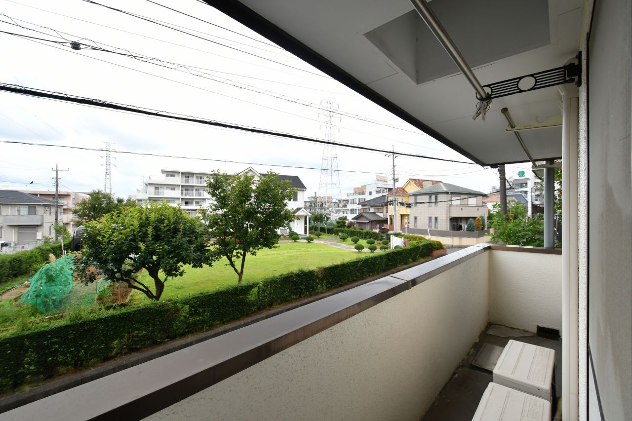 ベランダの様子。（206号室）(2021-06-23,専有部,ROOM,2F)