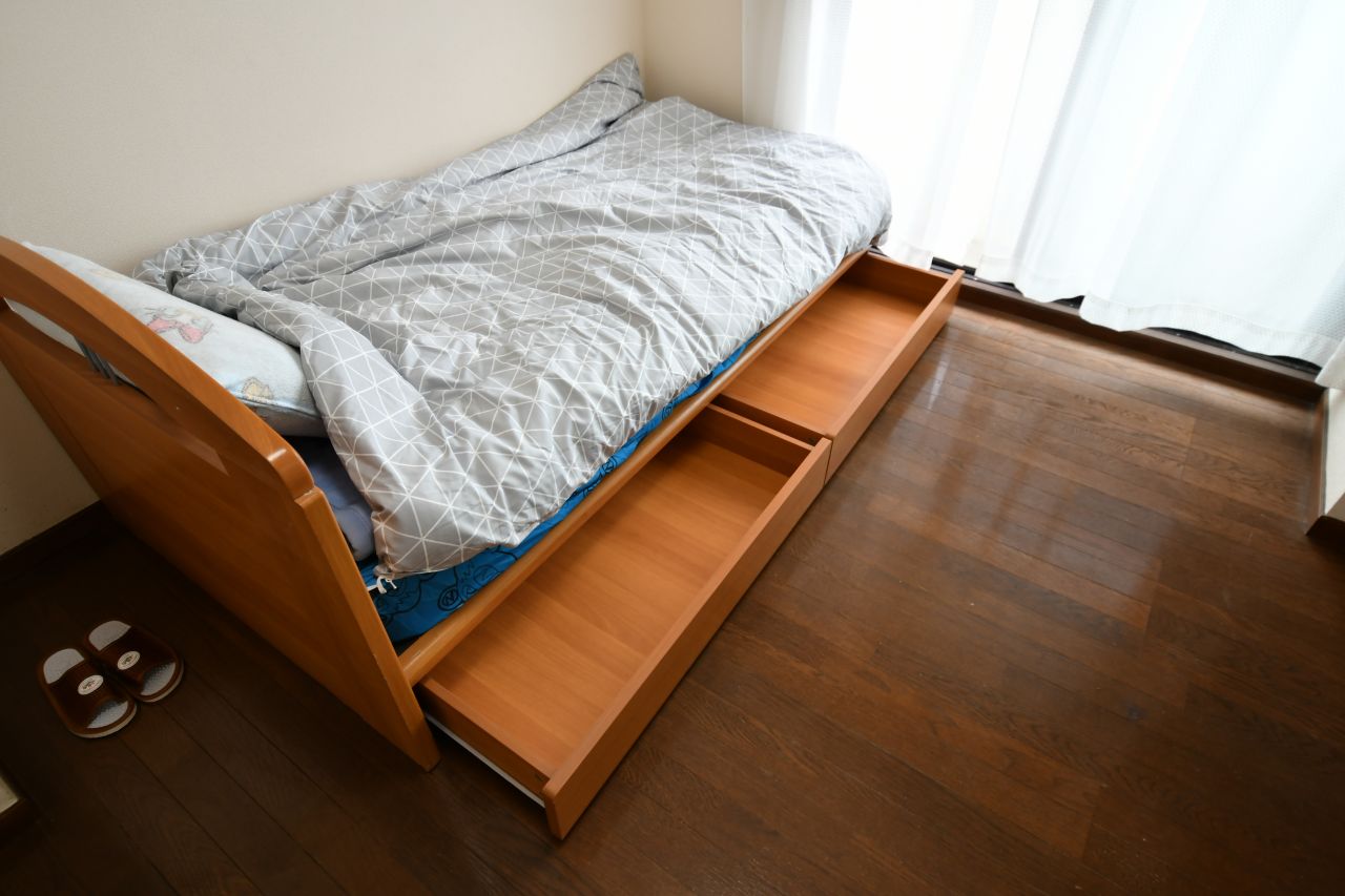 ベッドの引き出し。（207号室）(2021-06-23,専有部,ROOM,2F)
