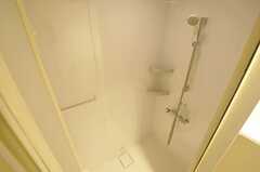 男性用シャワールームの様子。(2014-02-18,共用部,BATH,1F)