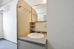 専有部に設置された洗面台の様子。（101号室）(2011-03-10,専有部,ROOM,1F)