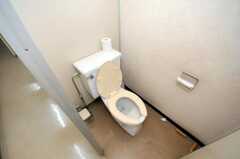 洋式トイレの様子。(2010-04-14,共用部,TOILET,2F)