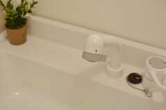 洗面台はシャワー水栓付きです。(2020-01-27,共用部,WASHSTAND,1F)