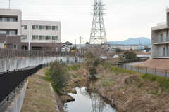 建物の裏手には川が流れています。(2022-01-25,共用部,ENVIRONMENT,1F)