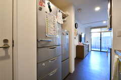 冷蔵庫の様子。(2022-01-05,共用部,KITCHEN,1F)
