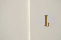 ルームナンバーはオーナーさん夫婦のお子さんの名前、「LOUIS」から取ったのだそう。(2013-03-12,専有部,ROOM,2F)