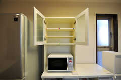 部屋ごとに分けられた食材などを置くスペース。(2011-11-01,共用部,KITCHEN,5F)
