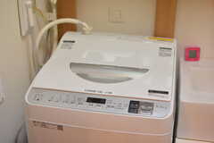 洗濯機の様子。(2020-10-15,共用部,LAUNDRY,1F)