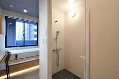 シャワールームの様子。（606号室）(2021-12-20,専有部,ROOM,6F)