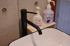 洗面台の水栓。(2022-06-13,共用部,WASHSTAND,2F)