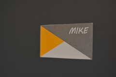 専有部のサイン。部屋の名前はMIKE。（201号室）(2022-06-13,専有部,ROOM,2F)