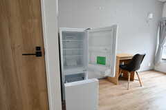 冷蔵庫の様子。（102号室）(2021-09-02,専有部,ROOM,1F)