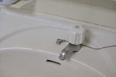 洗面台の水栓。(2014-12-11,専有部,ROOM,1F)