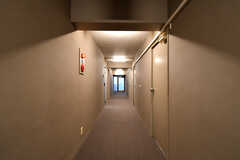 廊下の様子。3階は女性専用エリアです。(2021-03-11,共用部,OTHER,3F)