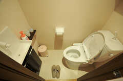 ウォシュレット付きトイレの様子。こちらは女性専用です。(2012-03-22,共用部,TOILET,7F)