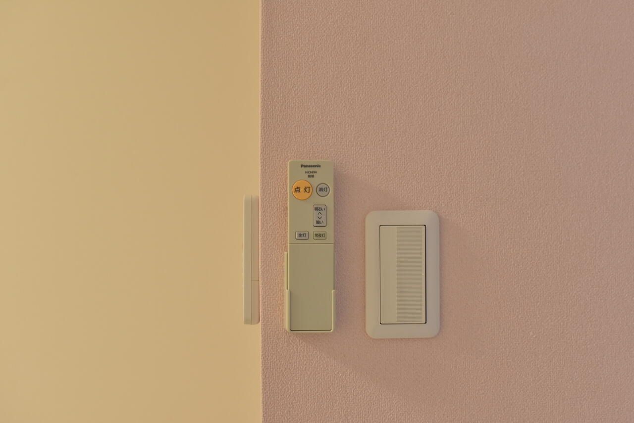 全室、室内灯はリモコン式です。（109号室）（A棟）|1F 部屋