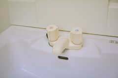 洗面台の水栓。(2021-06-08,共用部,WASHSTAND,1F)