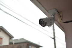 屋外には防犯カメラが設置されています。(2019-08-16,周辺環境,ENTRANCE,1F)
