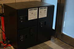 風除室に設置された宅配ボックス。(2020-03-02,周辺環境,ENTRANCE,1F)
