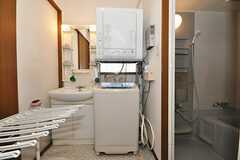 洗濯機、乾燥機の様子。(2009-12-21,共用部,BATH,1F)