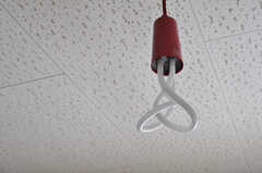 ユニークなデザインの照明。（A101号室）(2012-01-15,専有部,ROOM,1F)