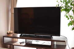 共用TVの様子。(2022-05-10,共用部,TV,1F)