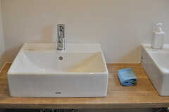 洗面台の様子。(2013-09-18,共用部,OTHER,1F)
