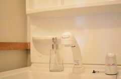 洗面台はシャワー水栓です。(2012-12-25,共用部,OTHER,1F)