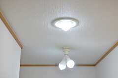 廊下の照明は自動で点灯します。(2014-10-23,共用部,OTHER,1F)