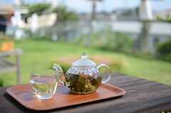 庭で採れたハーブで作った紅茶。(2014-09-16,共用部,OTHER,1F)