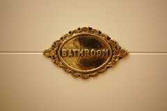 バスルームのドアサイン。(2008-12-12,共用部,OTHER,1F)