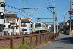 元田中駅近くの線路。叡電の列車がよく見えます。(2019-11-05,共用部,ENVIRONMENT,1F)