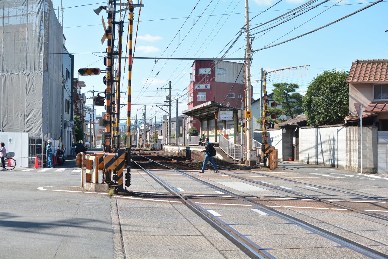 叡山電鉄・元田中駅の様子。(2019-11-05,共用部,ENVIRONMENT,1F)