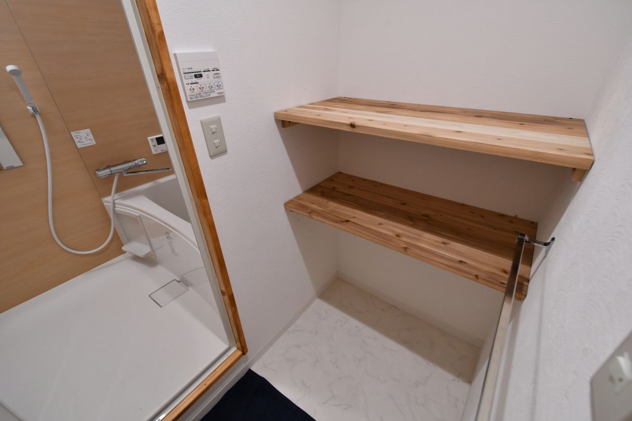 脱衣室の様子。(2018-12-05,共用部,BATH,1F)