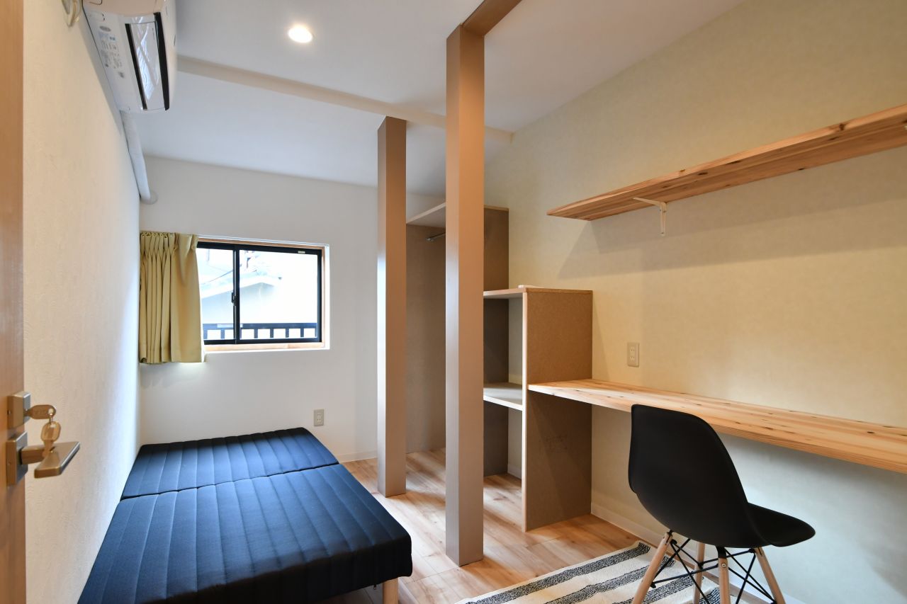 専有部の様子。基本的な備品は全室で共通です。（206号室）(2018-12-05,専有部,ROOM,2F)