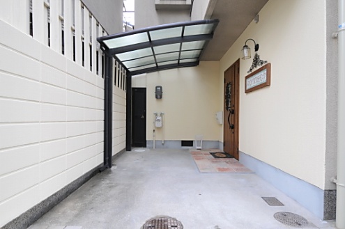 自転車置場の様子。(2014-03-03,共用部,GARAGE,1F)