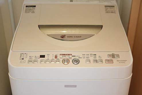 洗濯機の様子。(2016-09-05,共用部,LAUNDRY,2F)