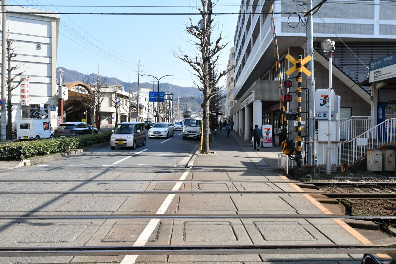 叡山電鉄叡山本線・修学院駅前の様子。(2017-02-16,共用部,ENVIRONMENT,1F)