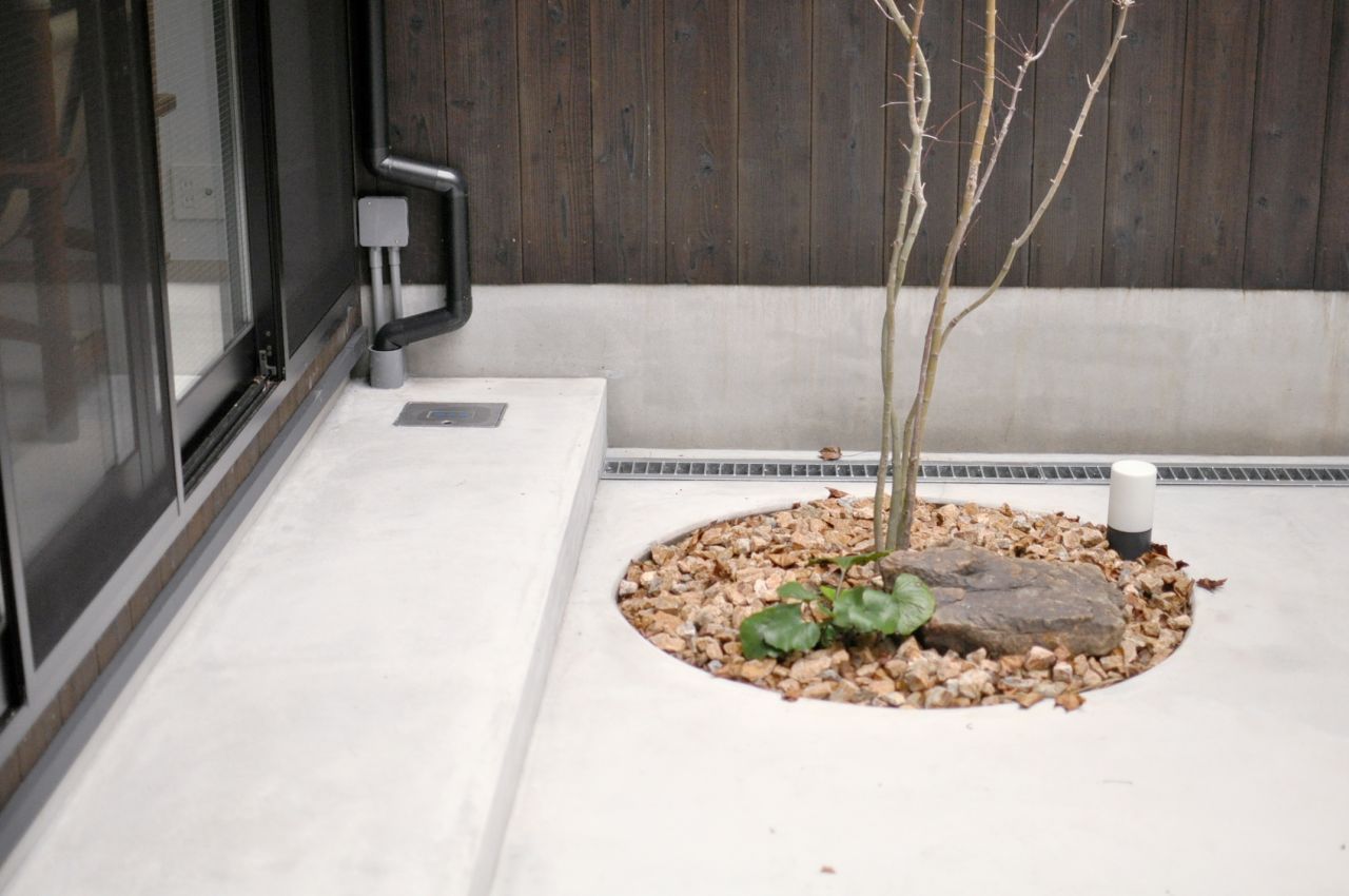＿中庭には木が植えられています。(2014-02-03,共用部,OTHER,1F)