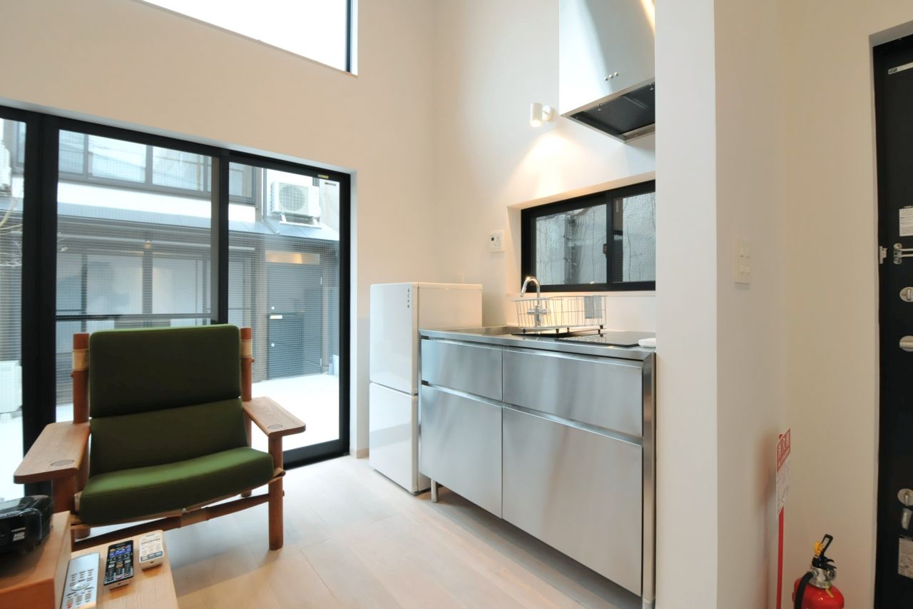 離れのキッチンの様子。(2014-02-03,共用部,KITCHEN,1F)