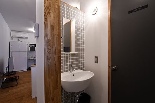 洗面台が設置されています。(2017-01-17,共用部,WASHSTAND,1F)