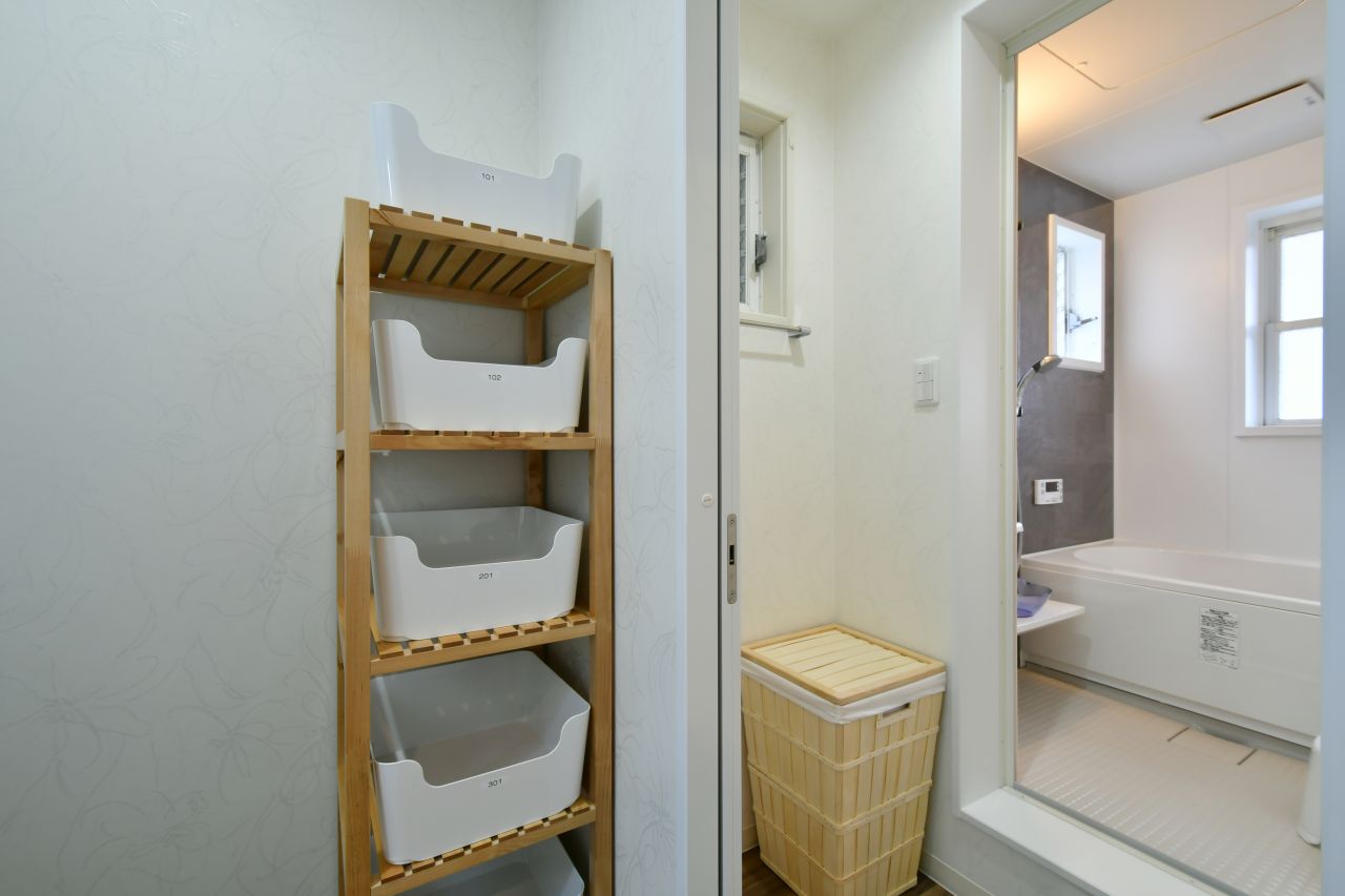 脱衣室の様子。(2017-03-07,共用部,BATH,2F)
