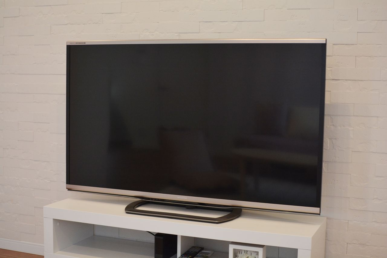 共用TVの様子。(2022-03-10,共用部,TV,2F)